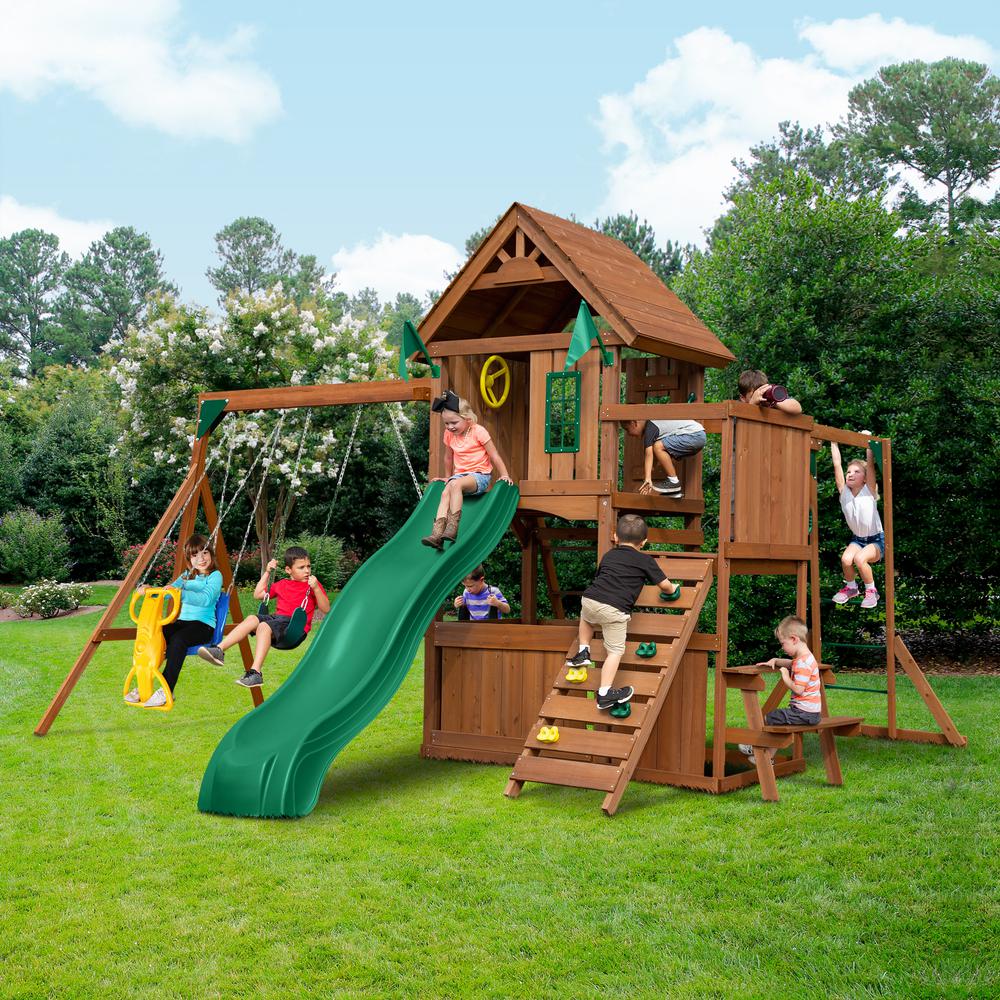 playset climbing wall