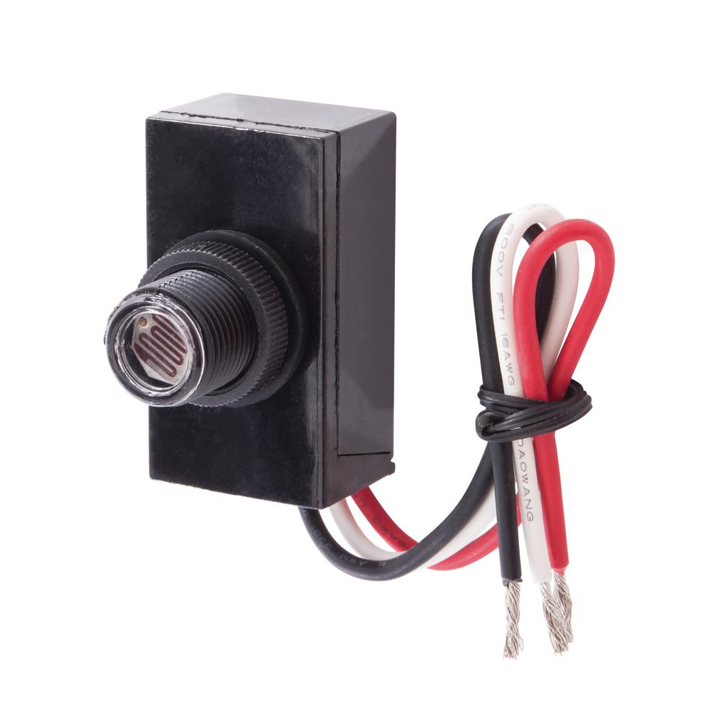 TORK 120-Volt LED/CFL Post Mount Button Photo Control ... dusk to dawn circuit diagram 