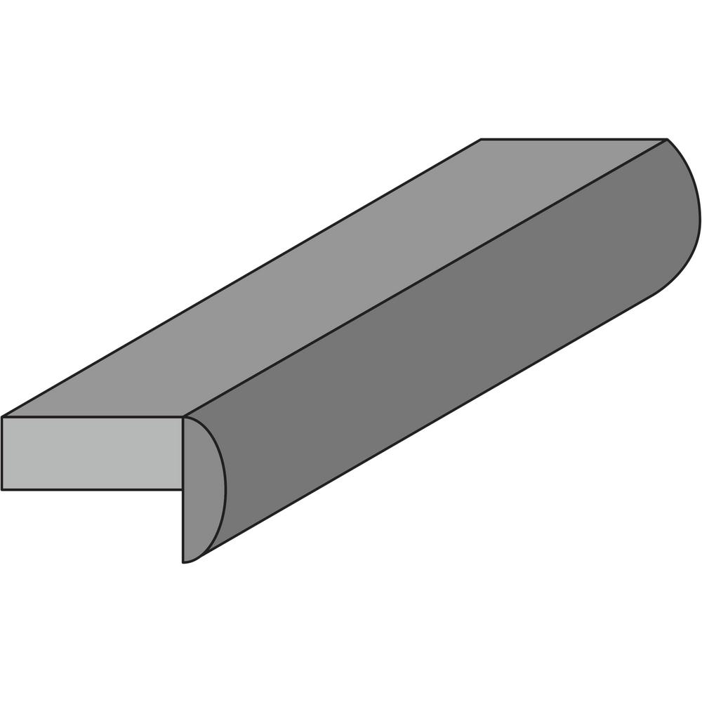 Wilsonart Pewter Brush Laminate Custom Crescent Edge C F