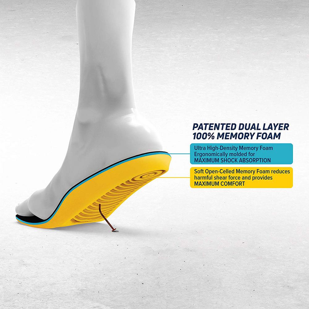 memory foam footbed