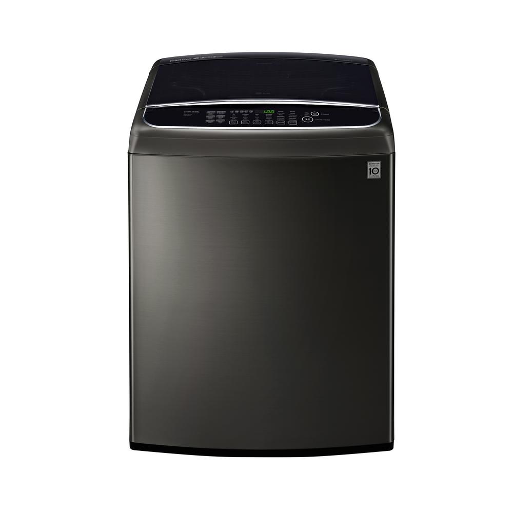 LG Electronics 5.0 cu. ft. Smart Top Load Washer with Wi-Fi Enabled in Black... by LG Electronics