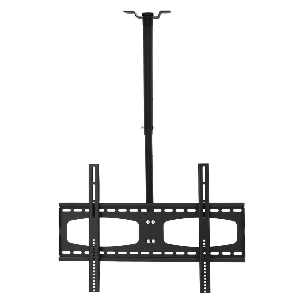 Ceiling Mount Tv Wall Mounts Av Accessories The Home Depot Tilting And Rotating Adjule Height Ceiling Mount For 37 In To 70 Displays
