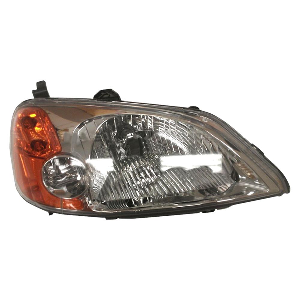 Tyc Headlight Assembly 2003 Honda Civic 1 3l 20 5949 00 1 The Home Depot