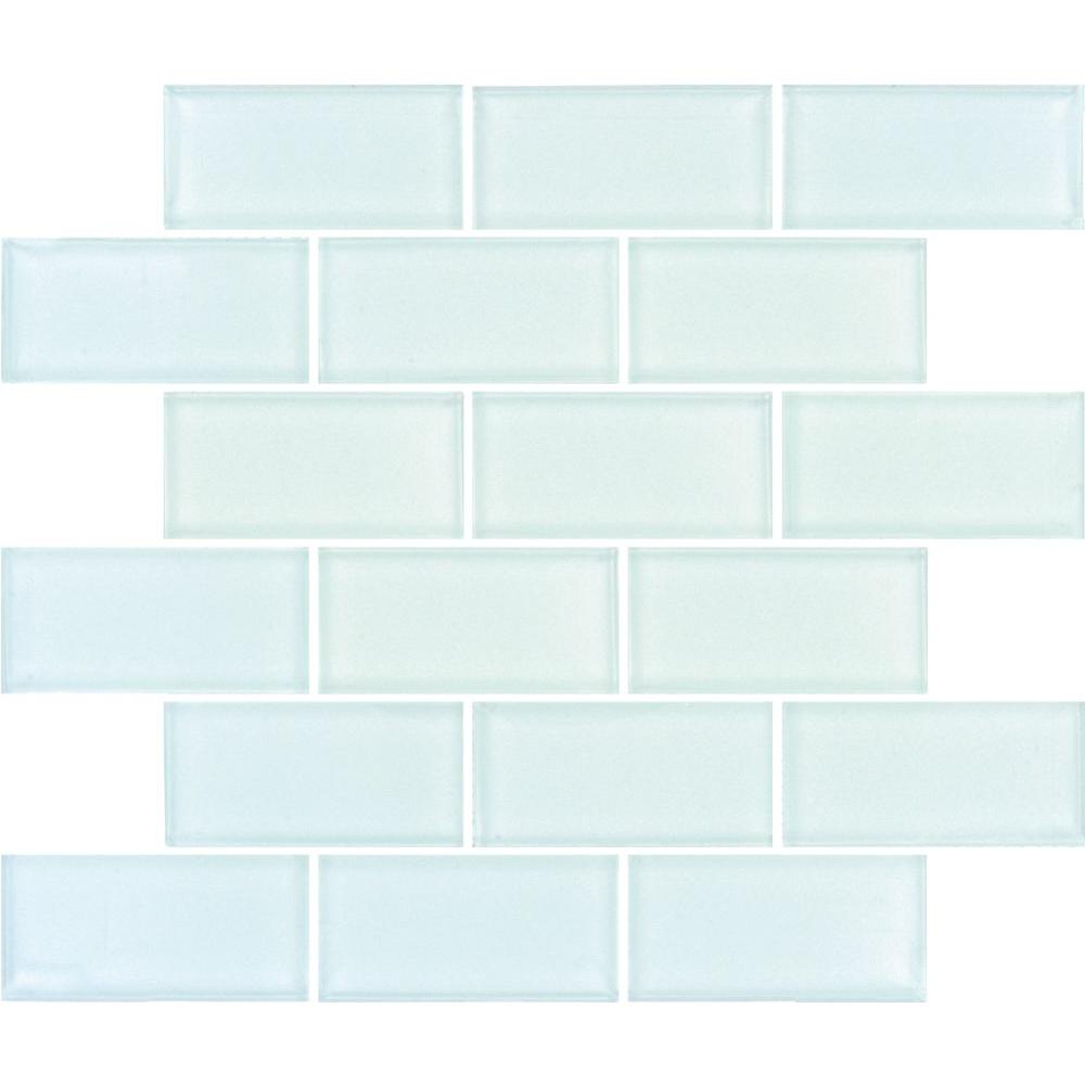 Gl Field Tile Techieblogie Info Msi Arctic Ice 4 In X 12 Gl Wall Tile 5 Sq Ft Case