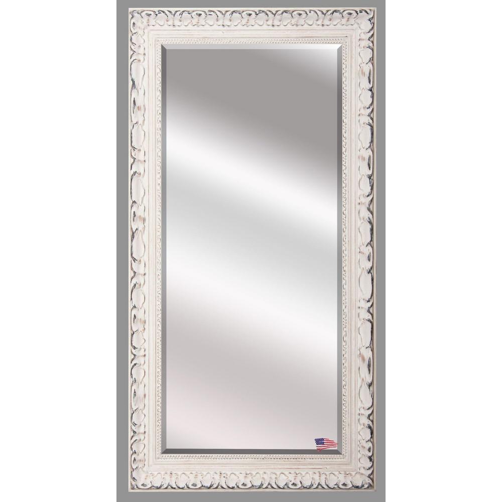 32 In X 65 5 French Victorian White Beveled Full Mirror