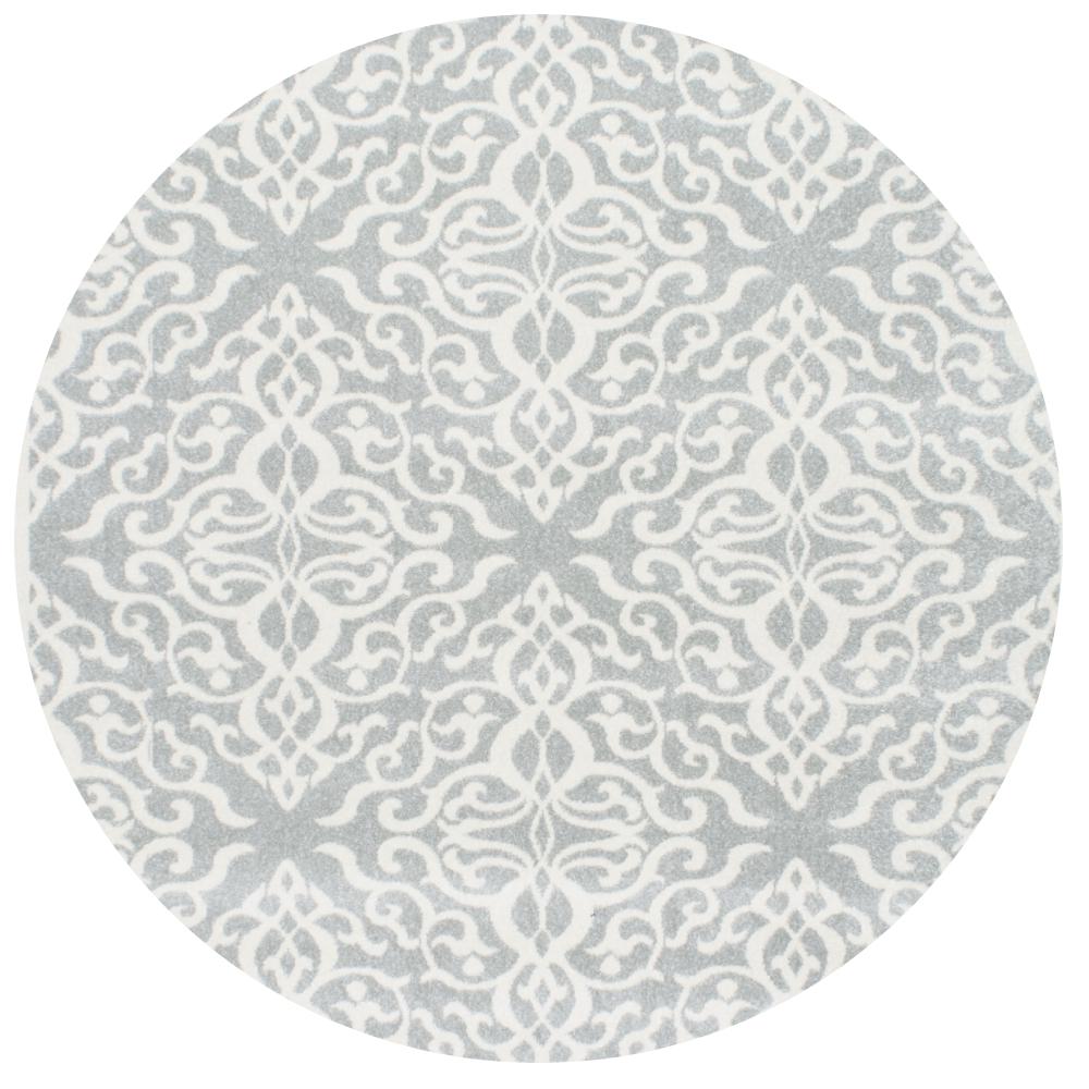 nuLOOM Contessa Silver 8 ft. x 8 ft. Round Area RugRZBD11AR808 The