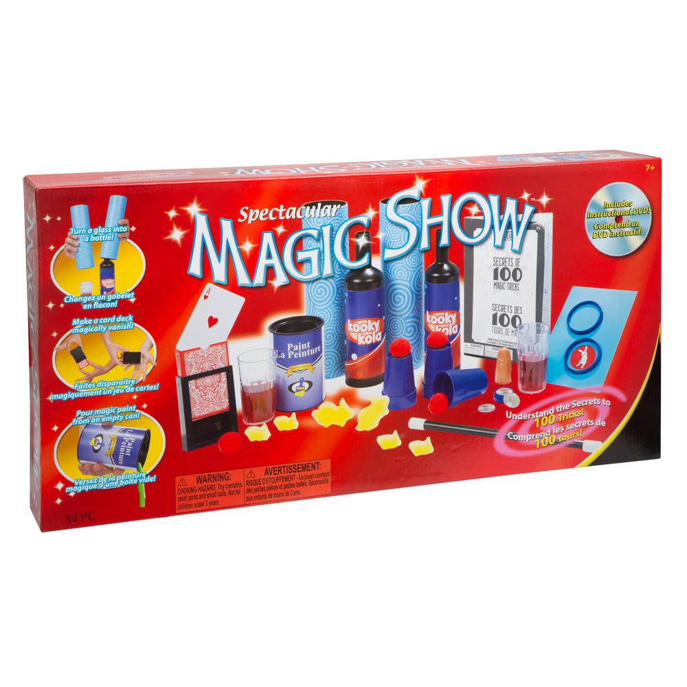 Building Sets Blocks Kids Toys The Home Depot 100 Trick Spectacular Magic Show Set