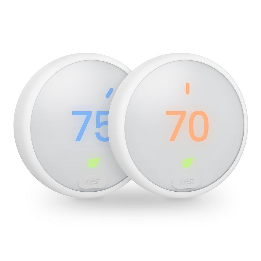 Google Nest Thermostat E (2Pack)VB00XX17 The Home Depot