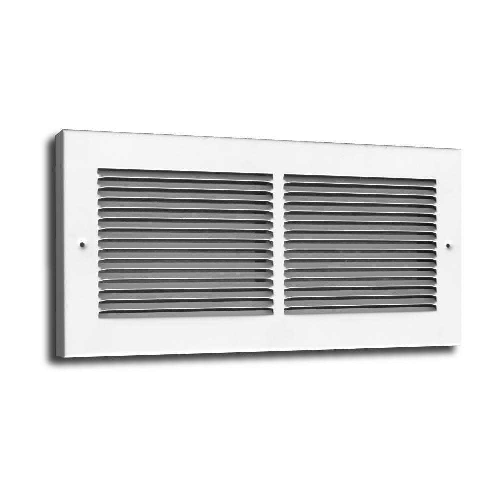 Everbilt 14 In X 6 In Baseboard Return Grille 34 In Back H123rw 14x06 The Home Depot