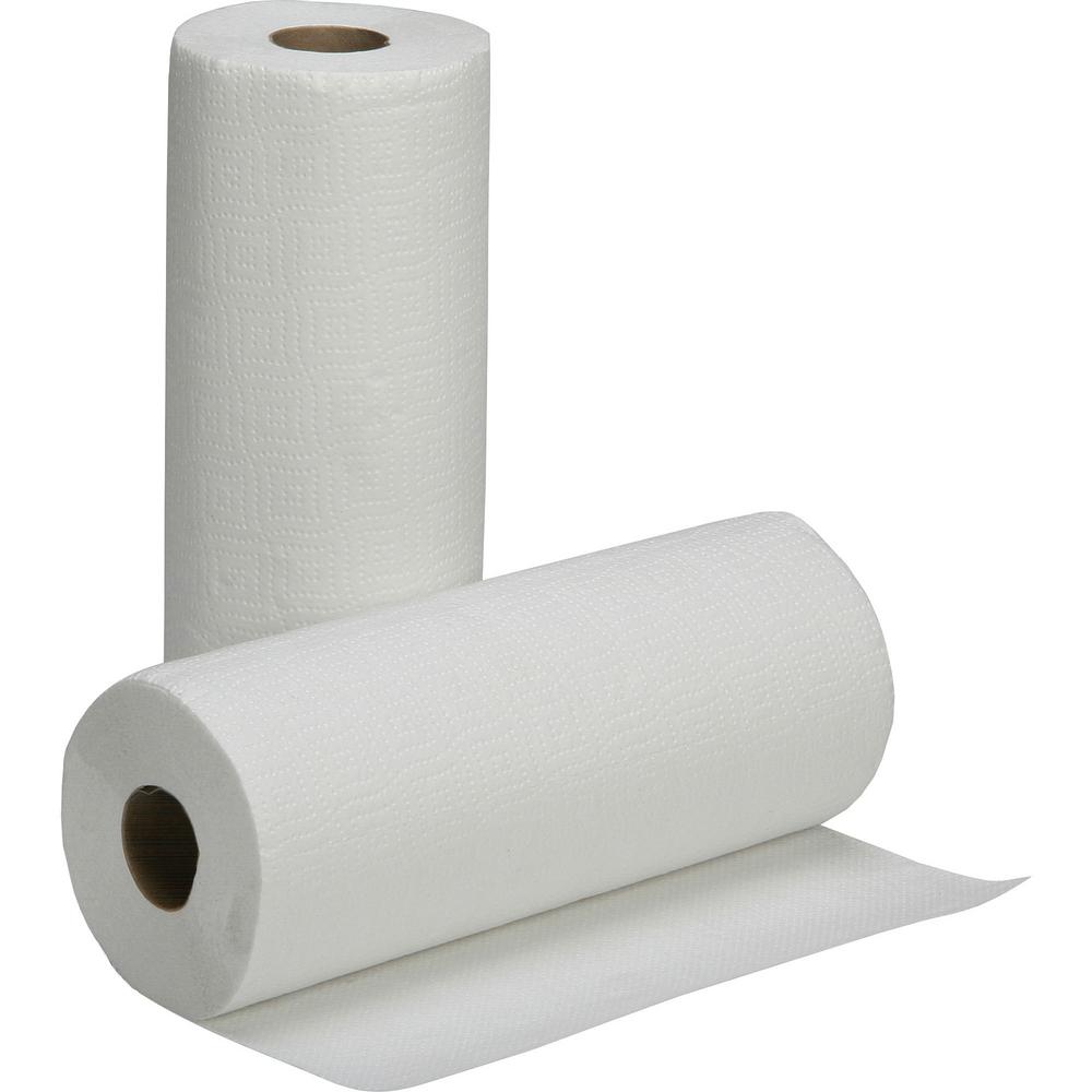 SKILCRAFT White 100% Recycled 1-Ply Paper Towel Roll (85-Sheets per