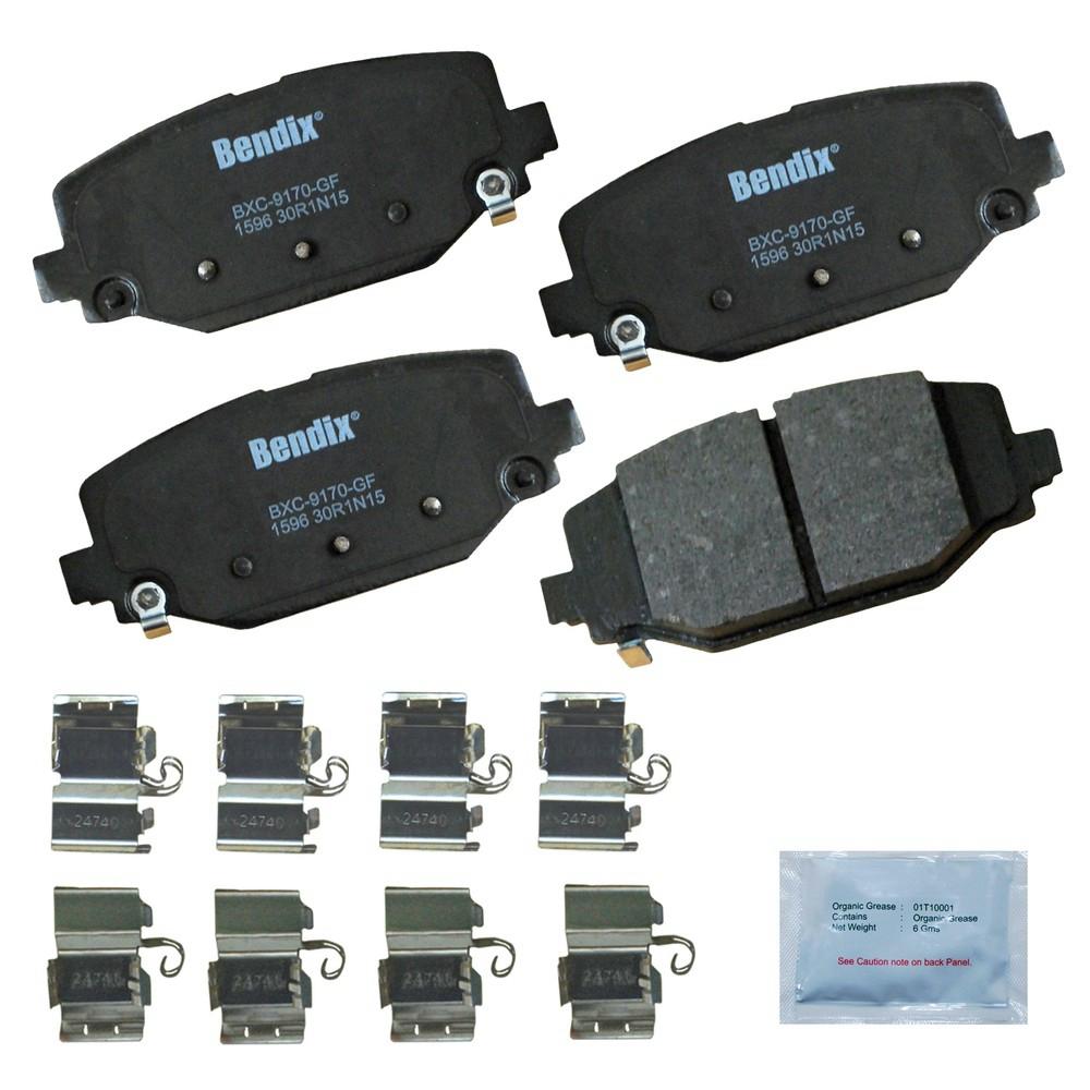 BENDIX PREMIUM COPPER FREE Disc Brake Pad Set 1995-1997 Ford Ranger 2 ...