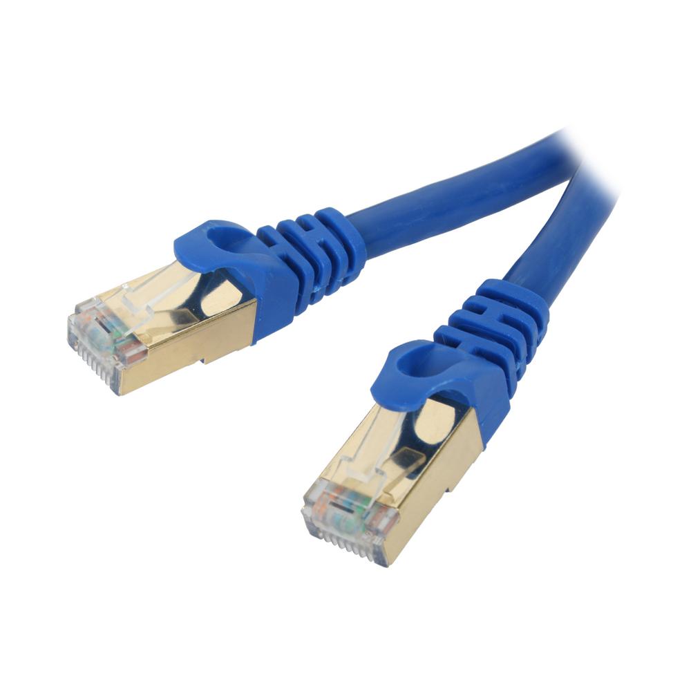 Rosewill 50 ft. Cat7 Blue Shielded Twisted Pair Networking CableRCW50