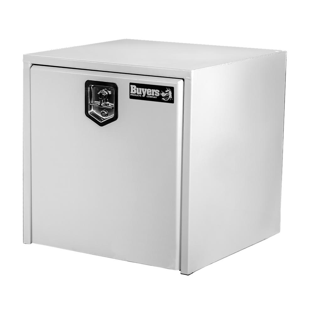 Buyers Products Company 24 in. White Steel Underbody Tool Box with T