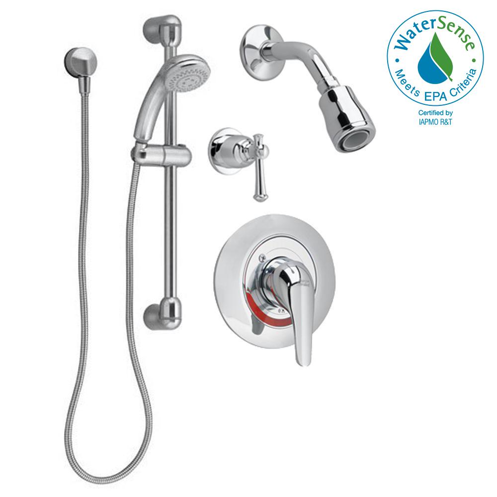 American Standard Shower Systems Bathroom Faucets The Home Depot