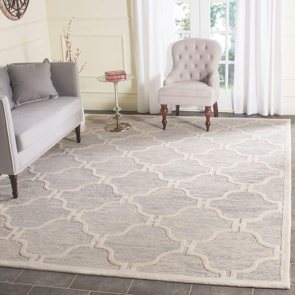 Safavieh Cambridge Light Gray Ivory 8 Ft X 10 Area Rug Cam727g Safavieh Cambridge Light Gray Ivory 8 Ft X 10 Area Rug