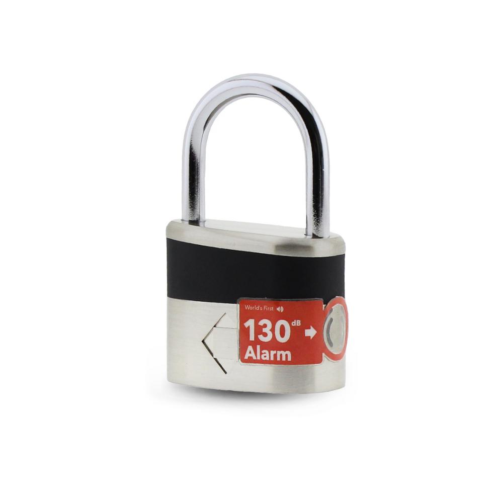 Buy 8.5 mm Padlock with 130 dB Loud Alarm Keyed Padlock Feature Heavy