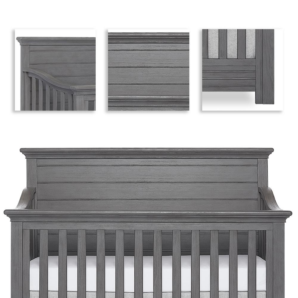 rustic grey crib