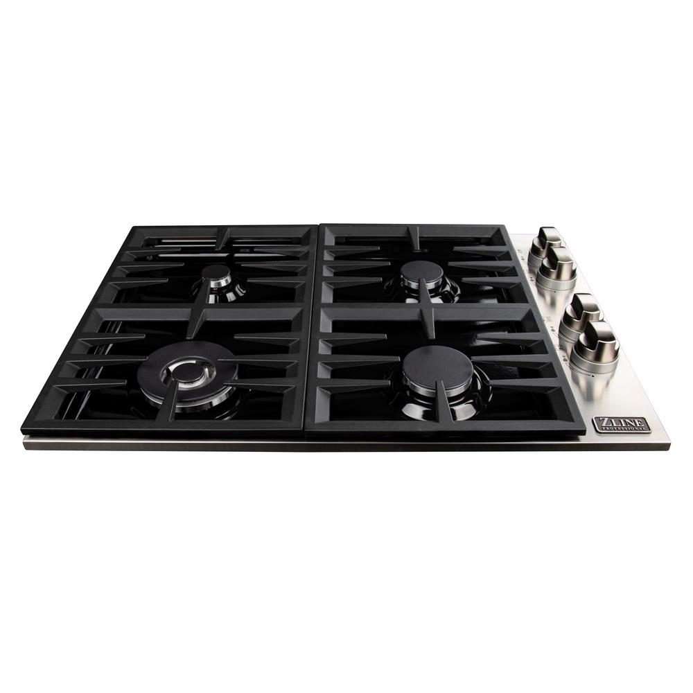 Rc30 Pbt 30 In Drop In Gas Cooktop With 4 Burners And Black