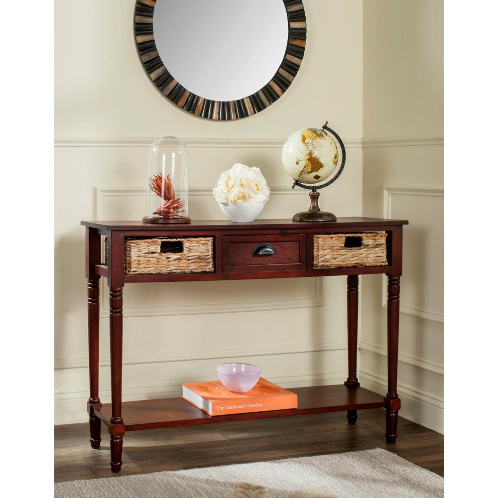 Modern Red Console Table Entryway Tables Entryway