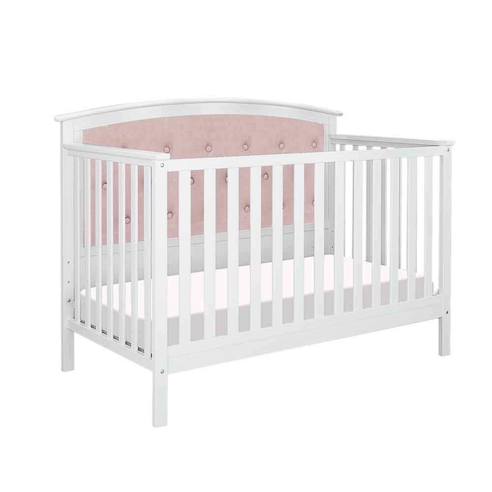 tufted white crib