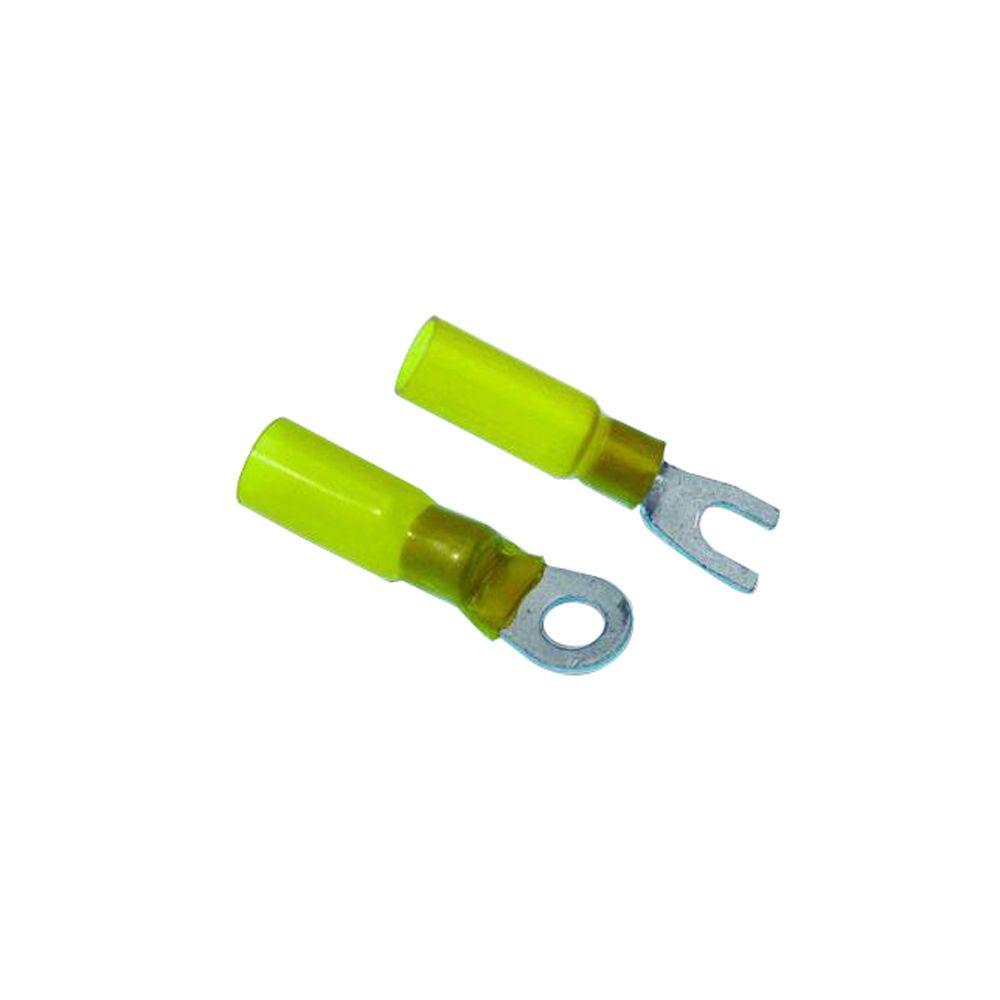 Tyco Electronics 1210 AWG, 810 STD, Heat Shrink, Spade and Ring Terminal Assorted Kit Yellow