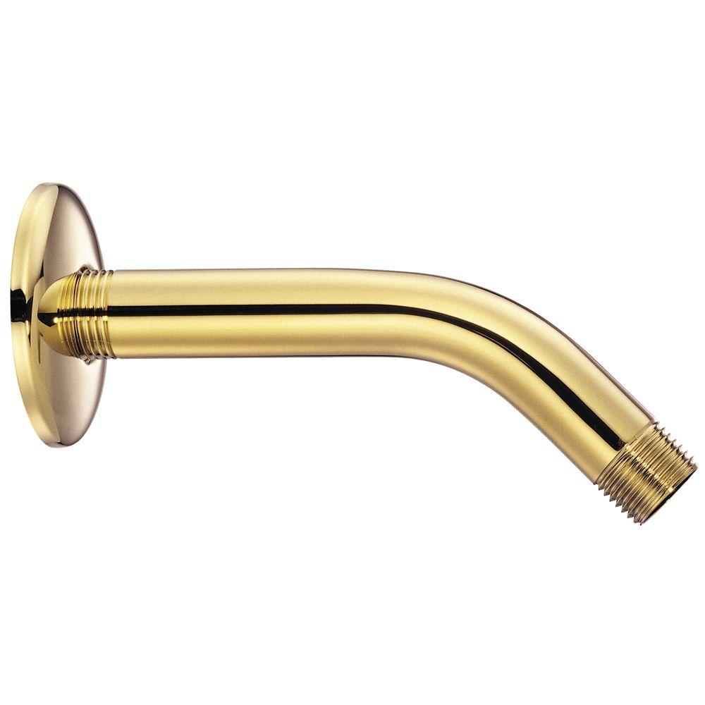 Danze 6 in. Shower Arm with Flange in Polished BrassD481136PBV The