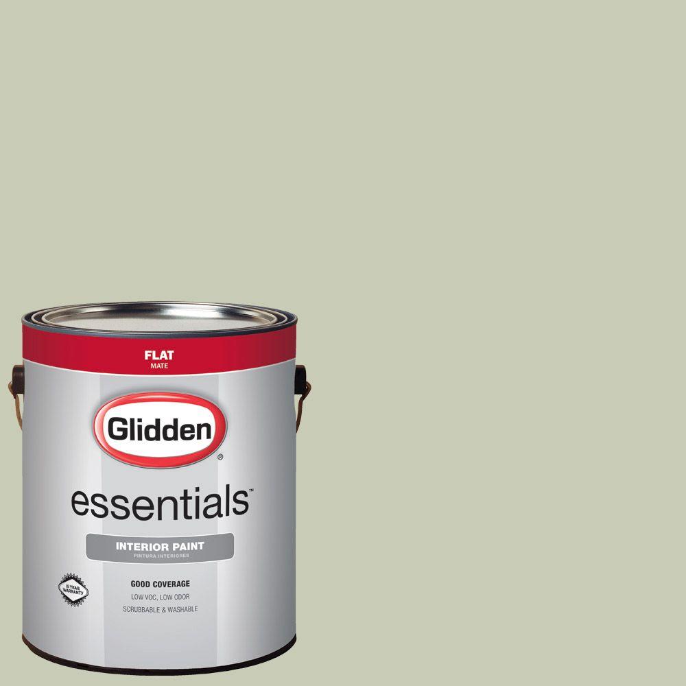 Glidden Essentials 1 Gal Hdgg49 Soft Sage Flat Interior Paint Soft Sage Flat Interior Paint
