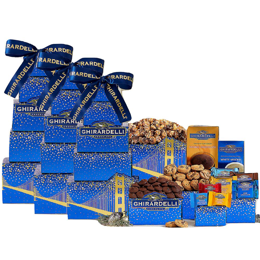 Three Ghirardelli Gift Towers Gifts Food Gifts The Home Depot