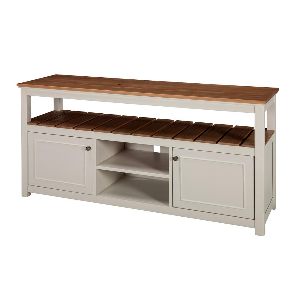 Savannah Ivory With Natural Wood Top Tv Cabinet Savannah Ivory With Natural Wood Top Tv Cabinet
