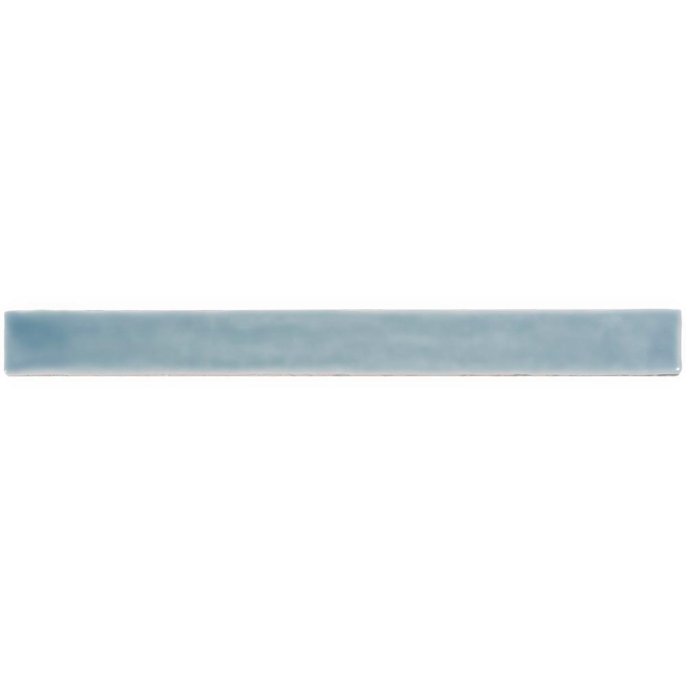 Sample Nantucket Beige 2 x 20 Crackled Ceramic Subway Backsplash Tile