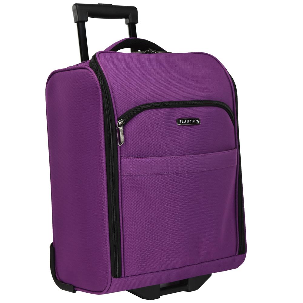UPC 694396064779 product image for Rolling Underseat Purple Luggage | upcitemdb.com