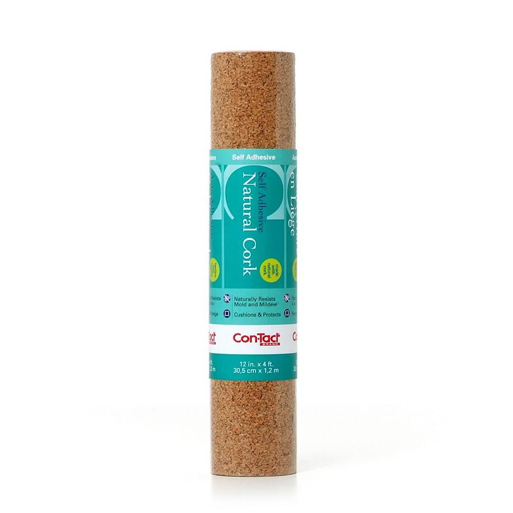 Con-Tact Multi-Purpose Specialty 12 inch x 4 ft. Cork Self-Adhesive Drawer and... by Con-Tact
