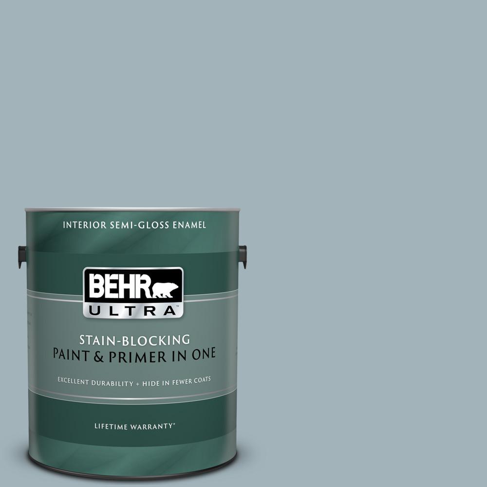 Behr Ultra 1 Gal Ppf 27 Porch Ceiling Semi Gloss Enamel Interior