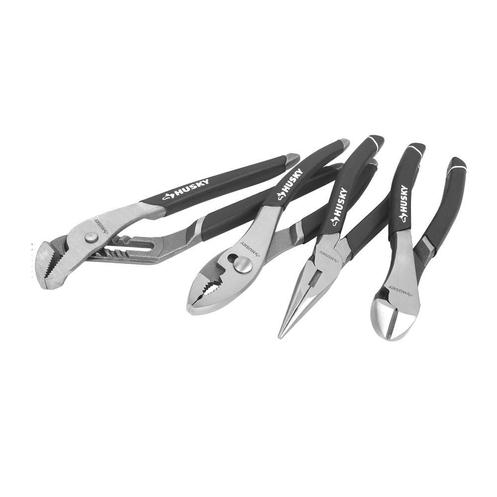 Husky Pliers Set (4Piece)96618 The Home Depot