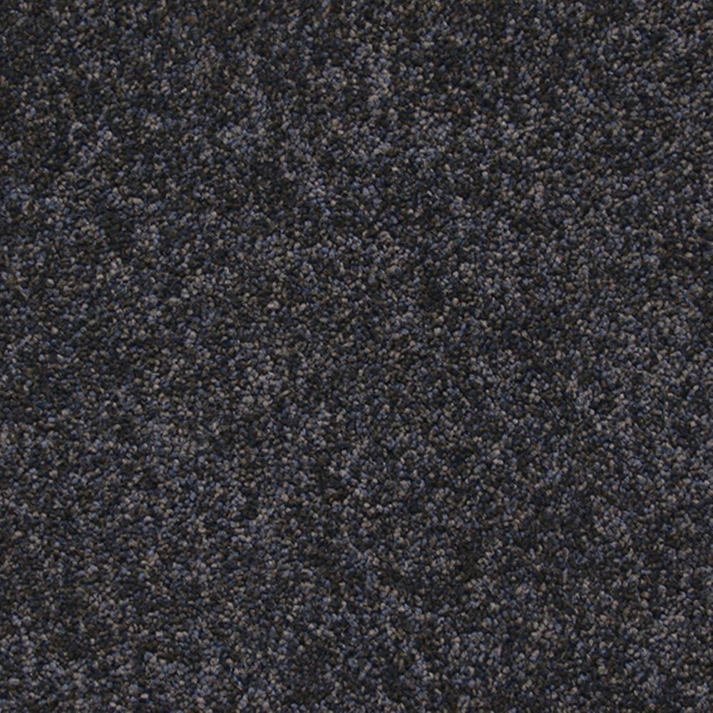 KRAUS Carpet Sample Starry Night II Color Sapphire Texture 8 in. x