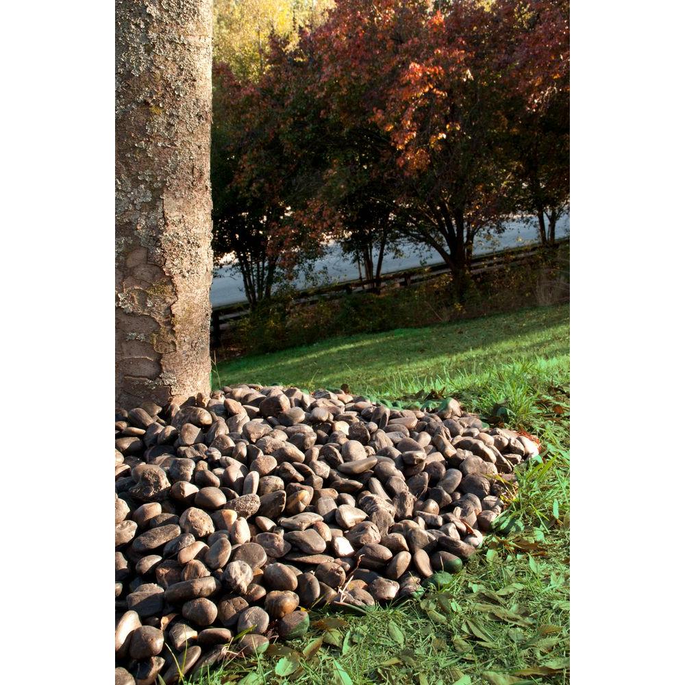 home depot river rock bags