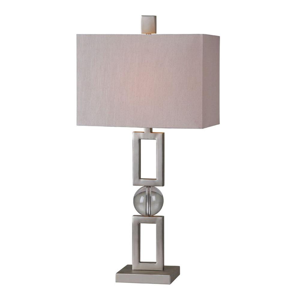 Illumine Luna 25 In Silver Leaf Table Lamp Cli Df49549570 The Silver Leaf Table Lamp