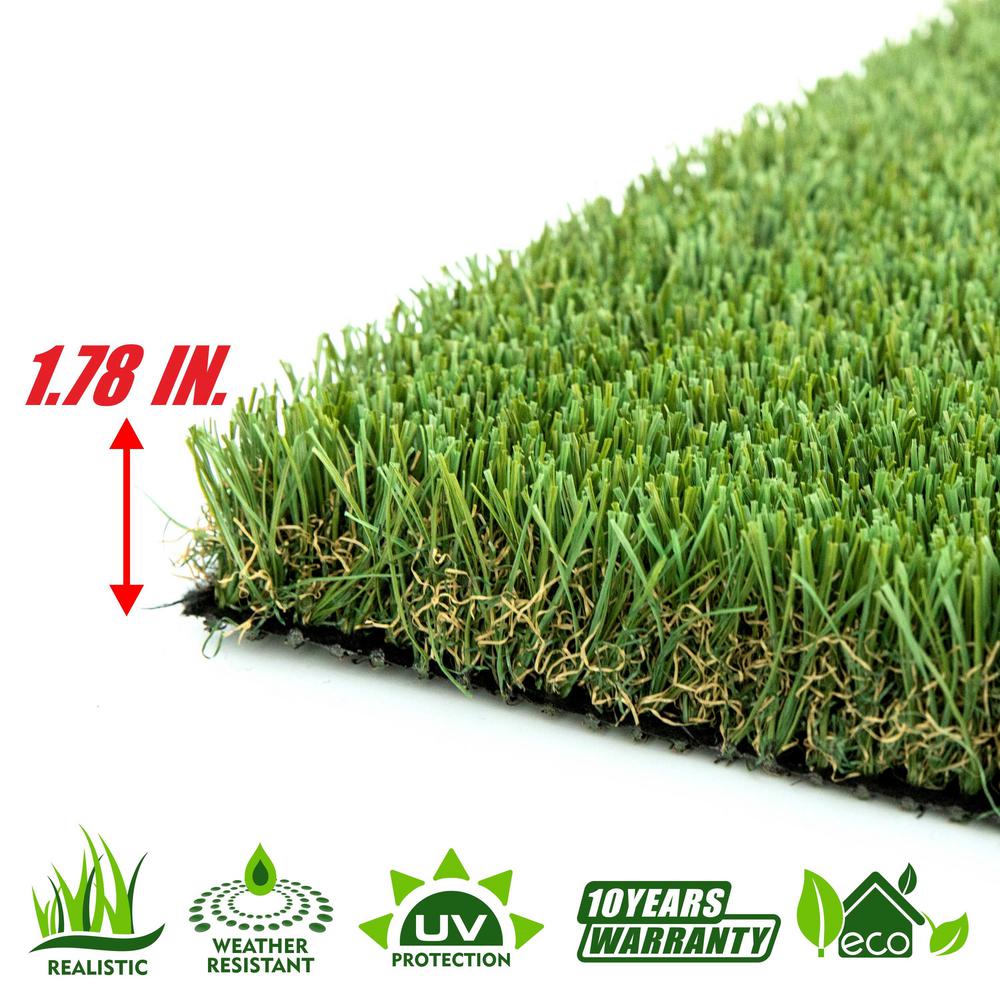 Colourtree Labrador 45 7 Ft X 13 Ft Artificial Grass Synthetic Lawn Turf Roll Carpet For Outdoor Landscapes Tgb84156 45 The Home Depot