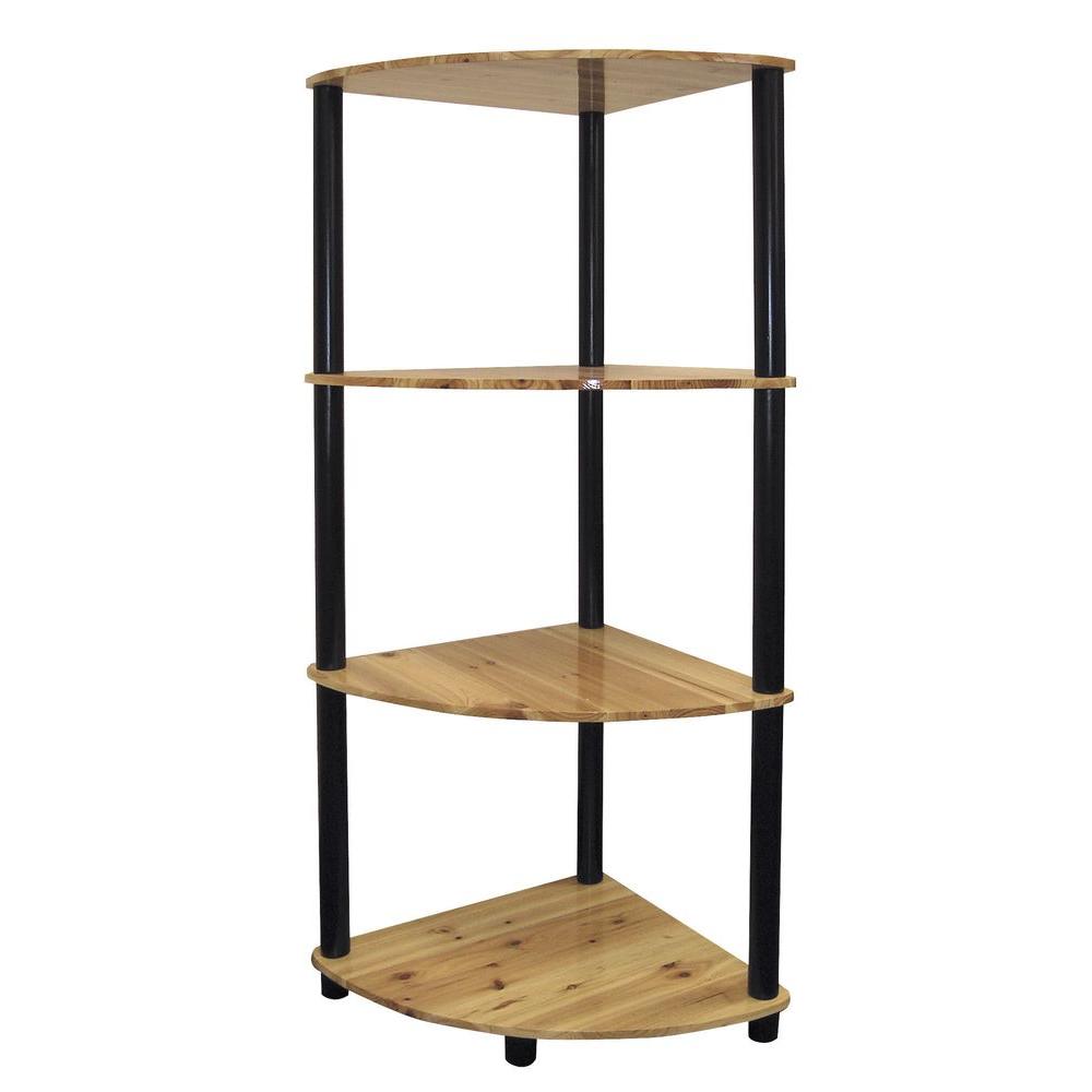  Home  Decorators  Collection  4 Shelf  Corner Bookcase in 