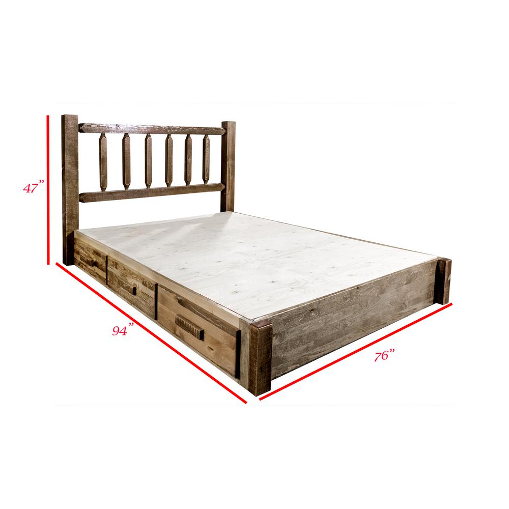 Montana Woodworks Homestead Collection Medium Brown California