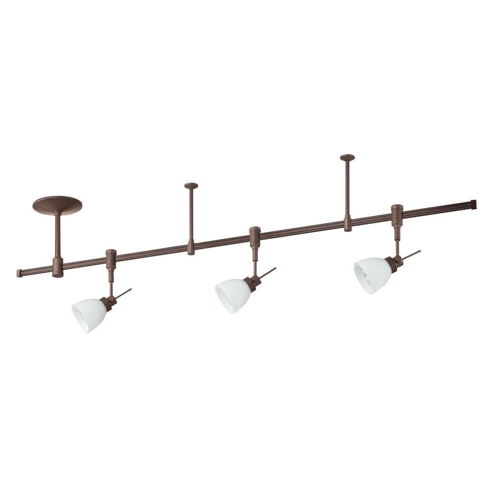 8 Track Lighting The Home Depot Ciopeia 3 Light Satin Nickel Track Lighting Kit