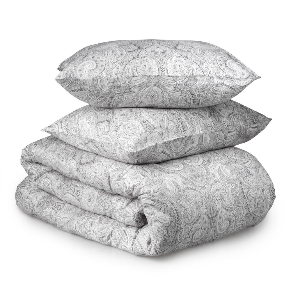 Christy Living Rhapsody Queen Paisley Cotton Sateen Comforter Set 12a905777228782910 The Home Depot