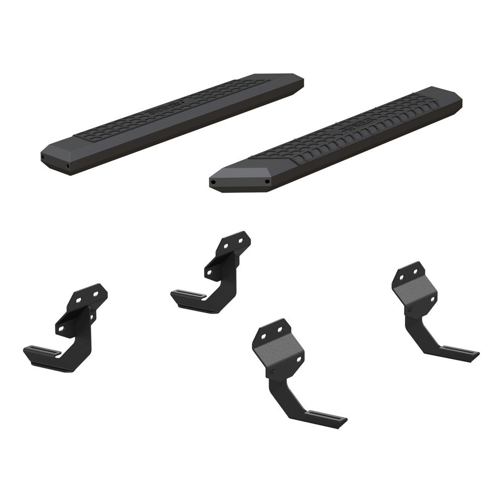 Aries AdvantEDGE Black Aluminum 53Inch Truck Running Boards, Select