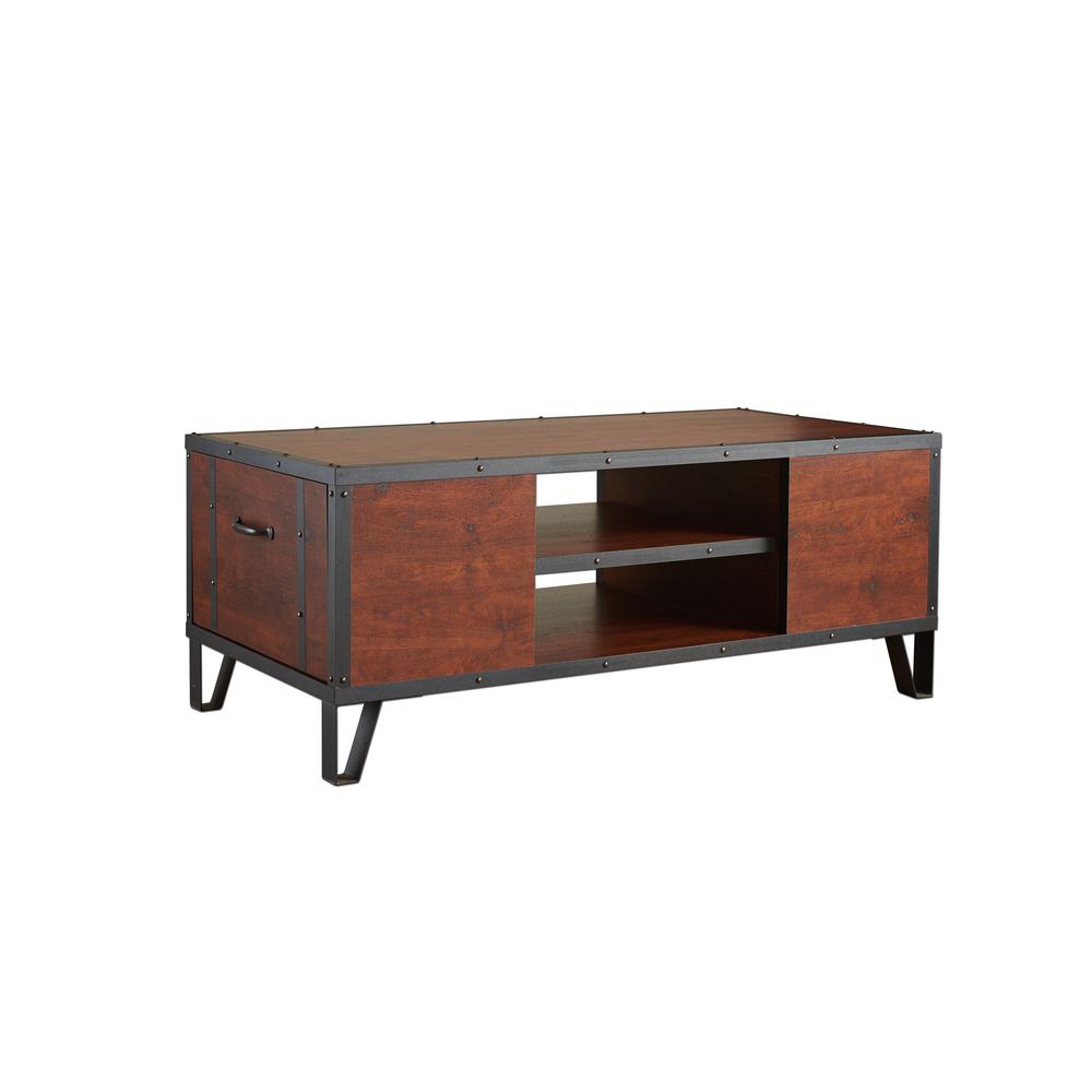 Furniture Of America Mejor Vintage Walnut Coffee Table Ynj 1470c6 Furniture Of America Mejor Vintage Walnut Coffee Table