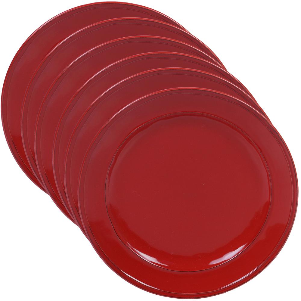 Certified International Corp 22884SET6 Orbit 14 Oz Mugs Red Set of 6