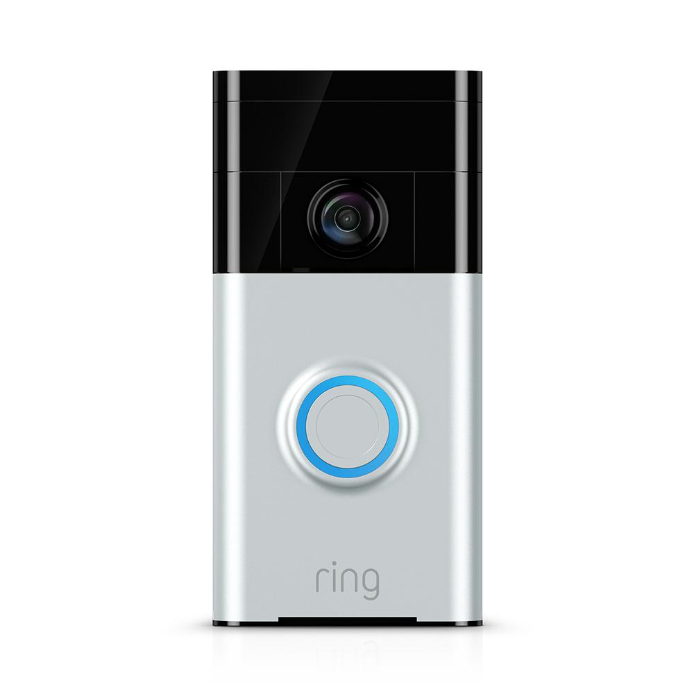 720P Wi-Fi Video Wired and Wireless Smart Door Bell Camera, Works with Alexa