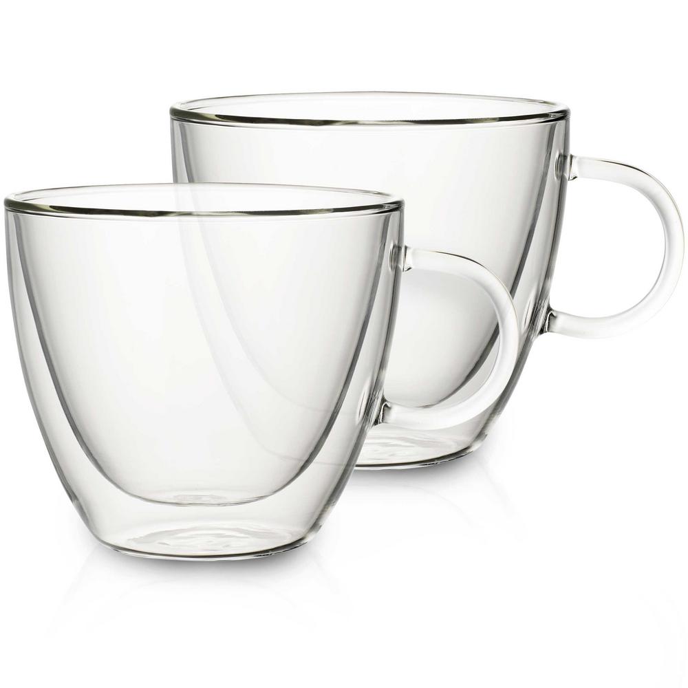 large glass tea cup