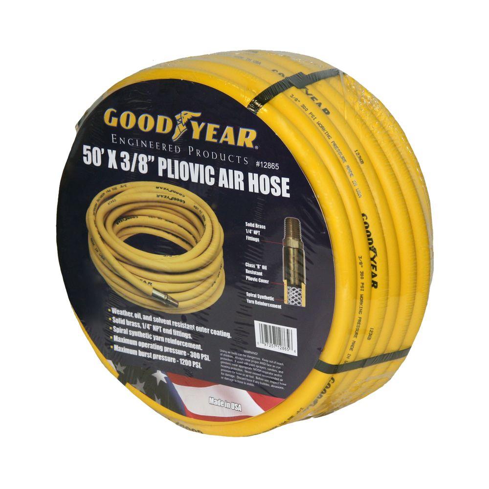Goodyear 50 ft. x 3/8 in. Air Hose, Yellow