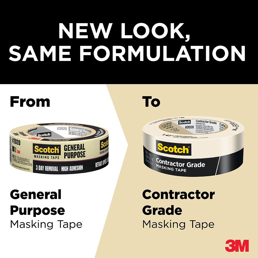 3m 2020-1 1/2 general purpose masking tape 3m 2020-1 1/2 general purpose masking tape
