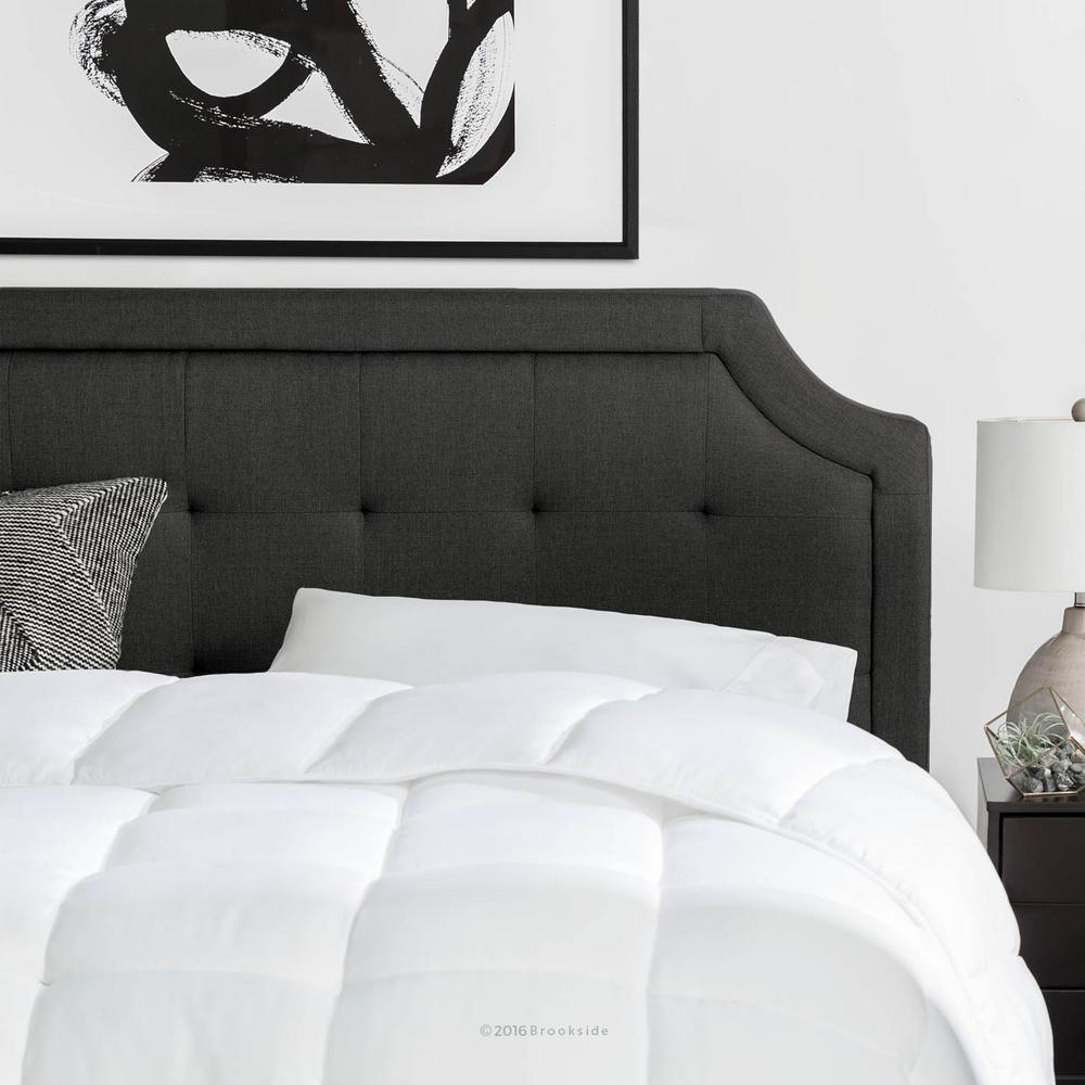 Brookside Upholstered Scoop Edge Queen Headboard With Square Tufting This Review Is From Upholstered Scoop Edge King Cal Headboard With Square Tufting
